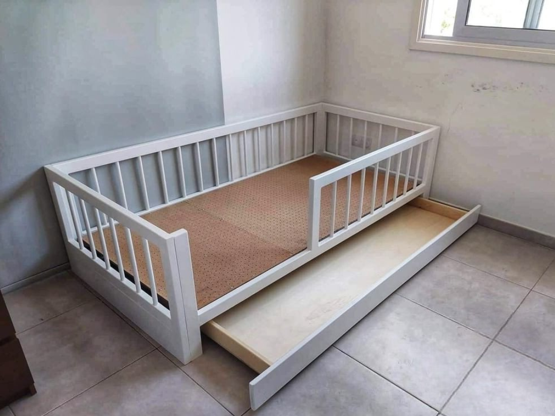 Montessori house bed Kids Bed Floor Bed Frame Montessori Floor Bed Montessori Toddler Bed with Rails Toddler Bed Frame