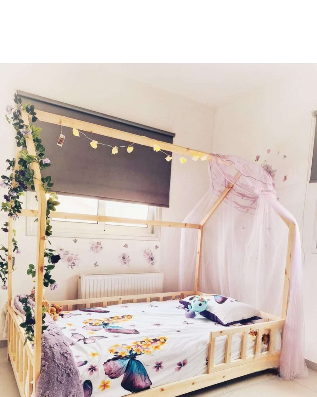 Montessori house bed Kids Bed Floor Bed Frame Montessori Floor Bed Montessori Toddler Bed with Rails Toddler Bed Frame
