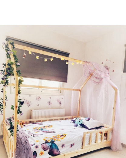 Montessori house bed Kids Bed Floor Bed Frame Montessori Floor Bed Montessori Toddler Bed with Rails Toddler Bed Frame